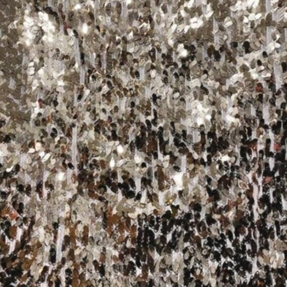 NWT Tildon Sequin Blouse XS | Metallic Bubble Rose Gold Pink Top Nordstrom Party - Picture 5 of 10